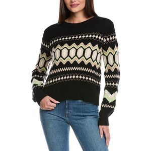 &Isla Womens  Eden Oversized Fairisle Cashmere Sweater